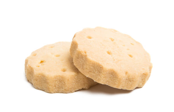 butter cookies isolated