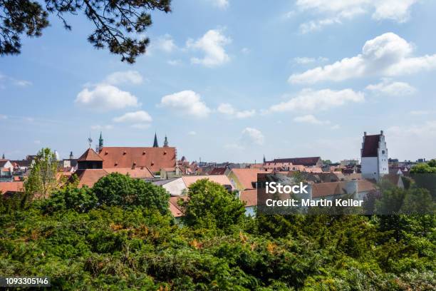 Panorama Of Ingolstadt At Blue Sky In Bavaria Germany Stock Photo - Download Image Now
