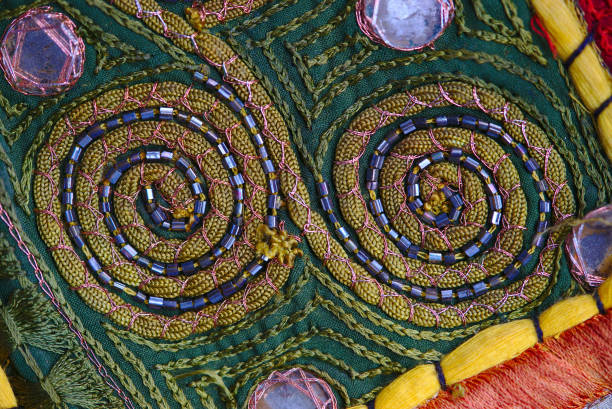 istock Indian patchwork detail, traditional crafts 1093316786