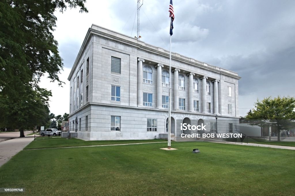 Kimball County Courthouse Kimball, Nebraska Courthouse Stock Photo
