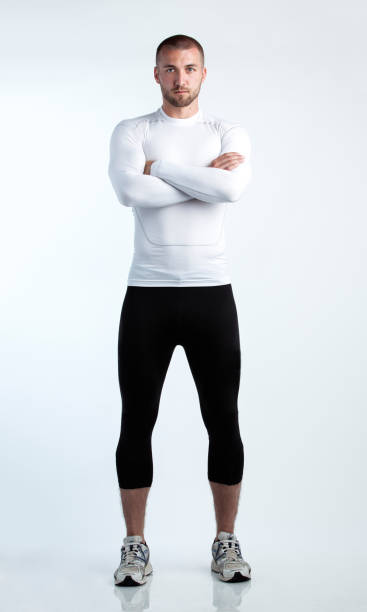 Portrait of an attractive runner in running clothes