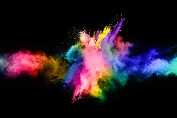 istock abstract colored dust explosion on a black background.abstract powder splatted background,Freeze motion of color powder exploding/throwing color powder, multicolored glitter texture. 1093325238