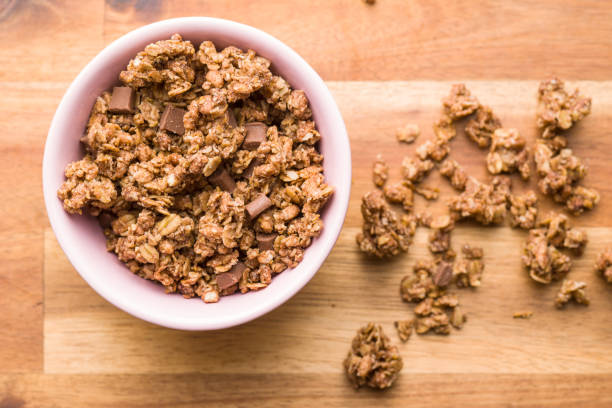 istock The chocolate granola breakfast cereals 1093330828