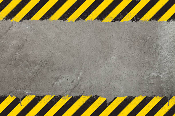 istock Concrete background with grunge hazard sign 1093338352