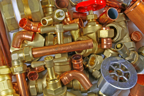 istock Plumber's pipes and fittings 1093348558