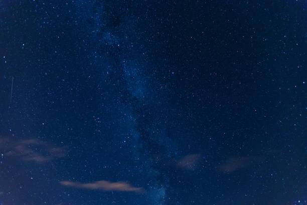 istock Night starry sky with milky way 1093358948