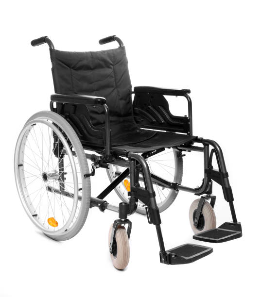 istock Wheelchair for handicapped persons on white background. 1093369668