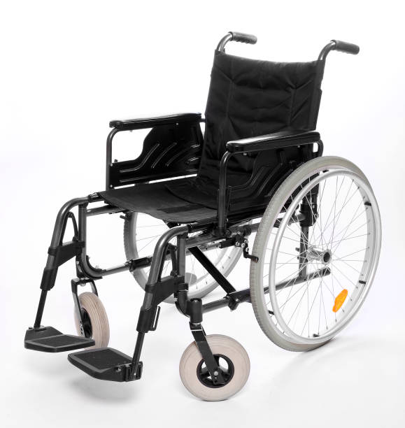 istock Wheelchair for handicapped persons on white background. 1093369734