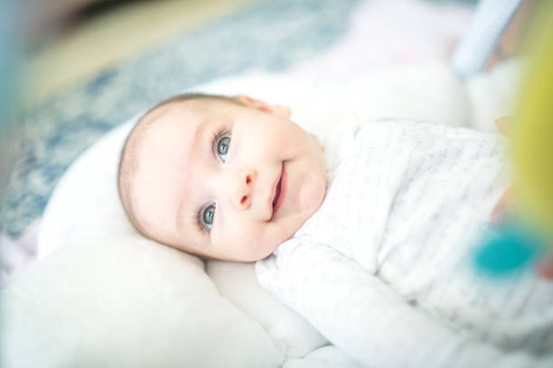 istock Adorable 3 month old baby, cute as can be 1093375730