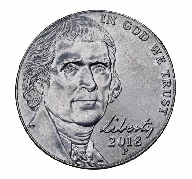 istock United States nickel with Thomas Jefferson 1093390544