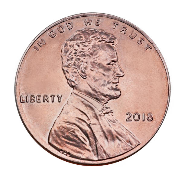 istock 2018 American one cent coin, Lincoln penny 1093390548