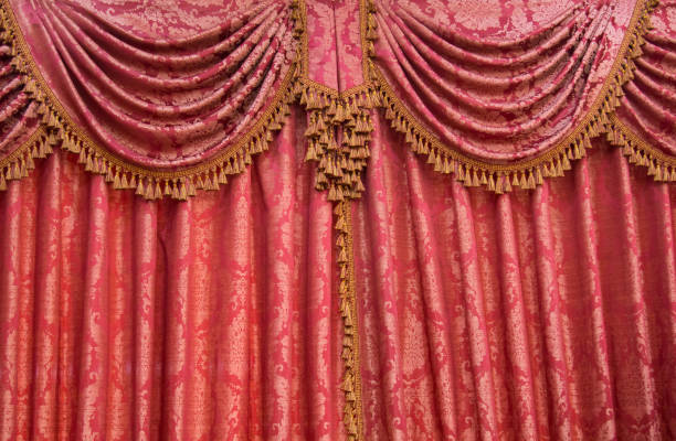 istock Thai curtain pattern. Wedding setup detail in Thailand. 1093421912