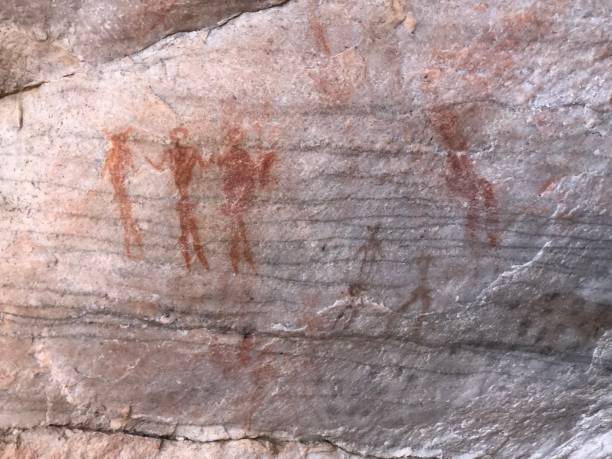 istock Bushman Art Drawings Cederberg Warroirs 1093445950