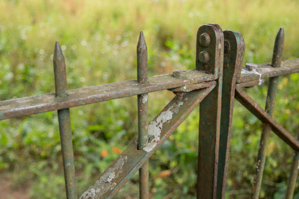 istock Image of an old fence 1093456500