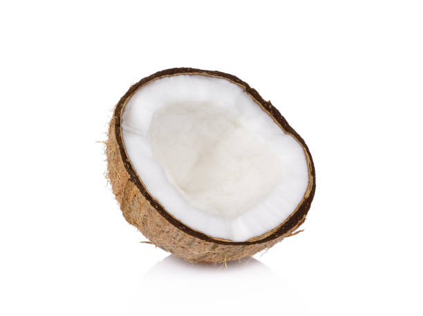 istock coconut isolated on the white background 1093464442