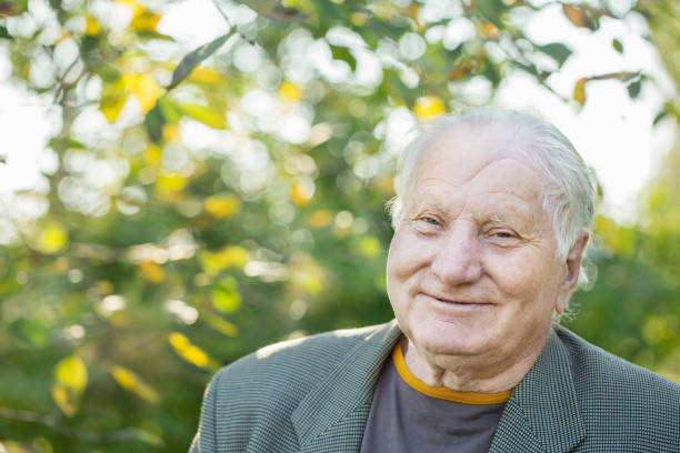 istock portrait of  elderly man in  park 1093468332