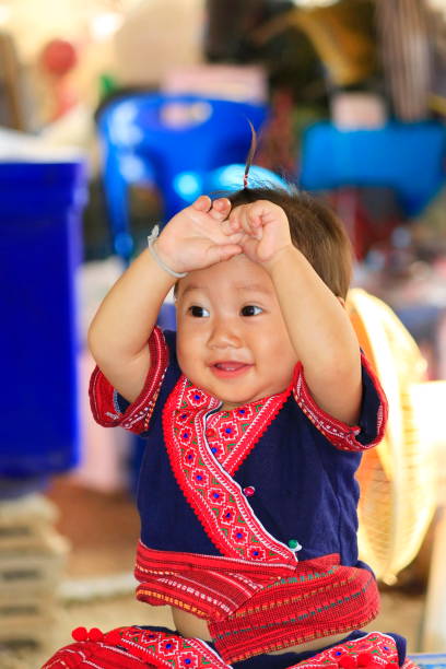 istock The face of a small child is smiling happily. 1093471036