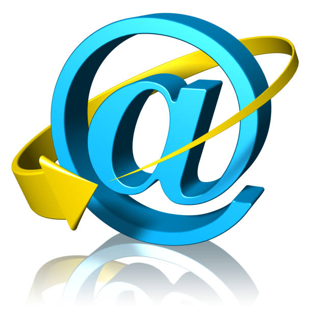 istock Quick link email around the world - 3D illustration 1093485600