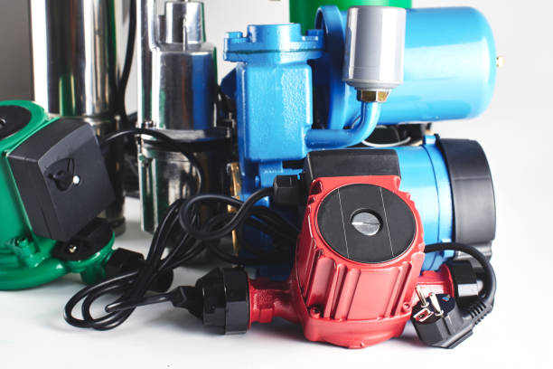 istock Various pumping equipment for heating and water supply on a white background. 1093490396