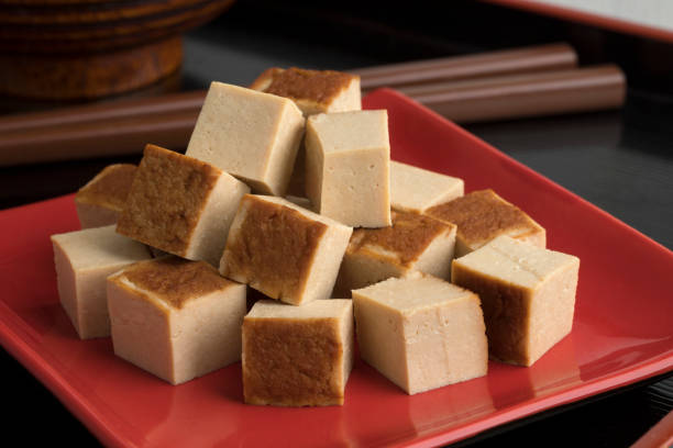 istock Cubes of smoked tofu 1093491436