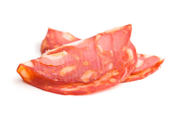 istock Sliced chorizo salami sausage 1093491528