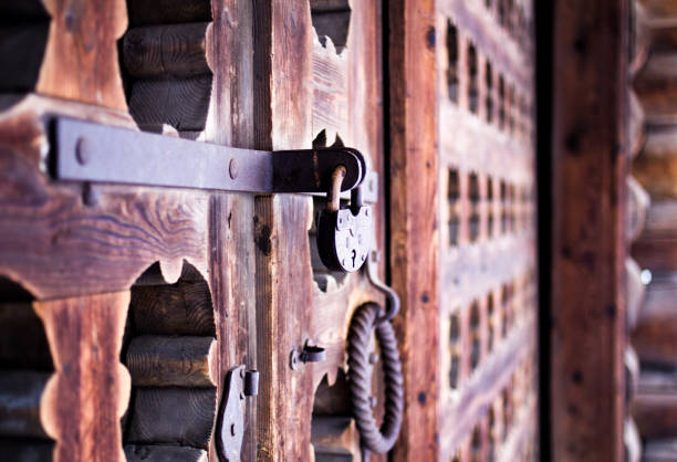 istock lock on old wooden door 1093494180