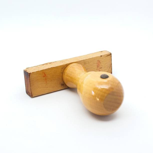 istock Shot to some wooden stamping tools over white background 1093496834
