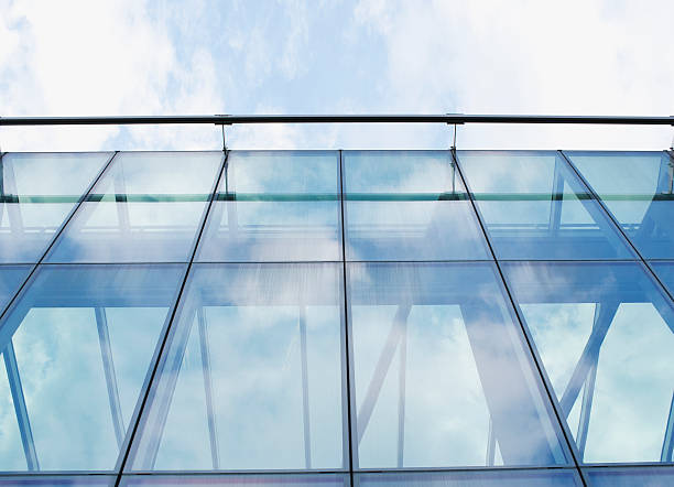 Glass walls of modern office building  skylight stock pictures, royalty-free photos & images