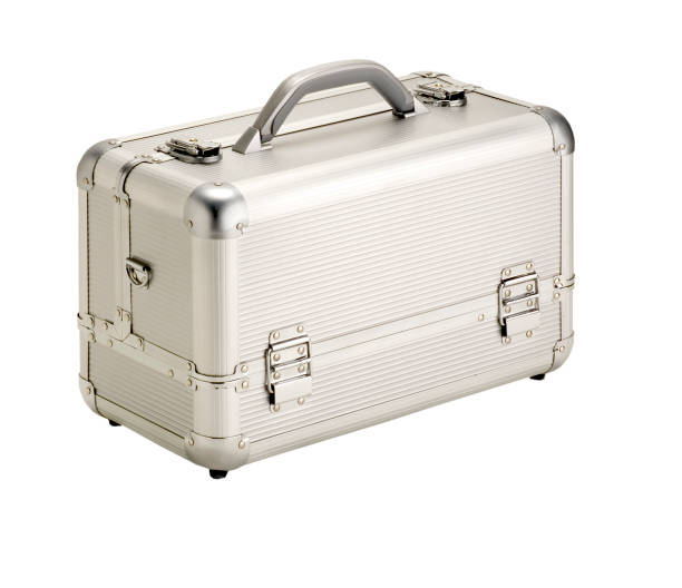 istock Professional portable box for cosmetics, isolated on white background 1093512072