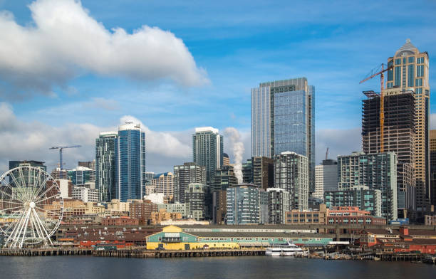 istock Seattle waterfront and skyline, with the Space Needle showing 1093514518