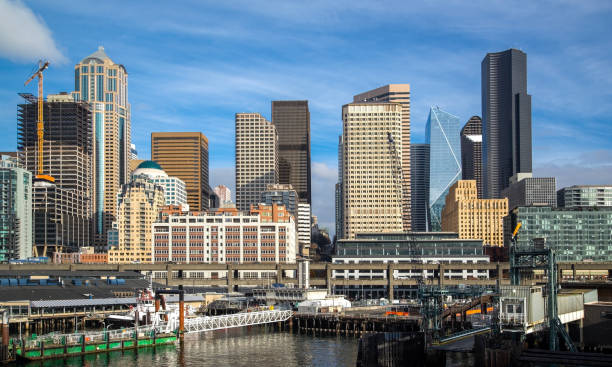 istock Seattle skyline from Bainbridge island ferry 1093515226