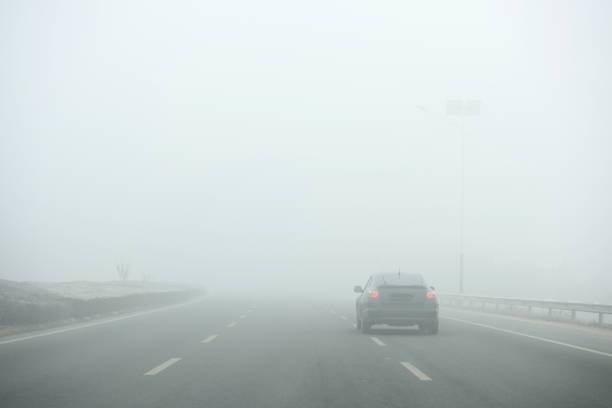 istock Walking on a foggy highway 1093518242