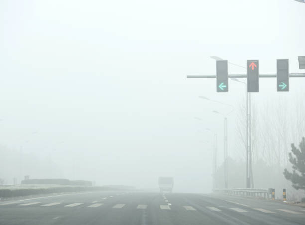 istock Walking on a foggy highway 1093518256