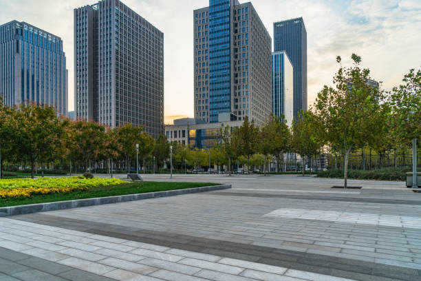 istock City square and modern architectural scenery in Tianjin, China 1093520120