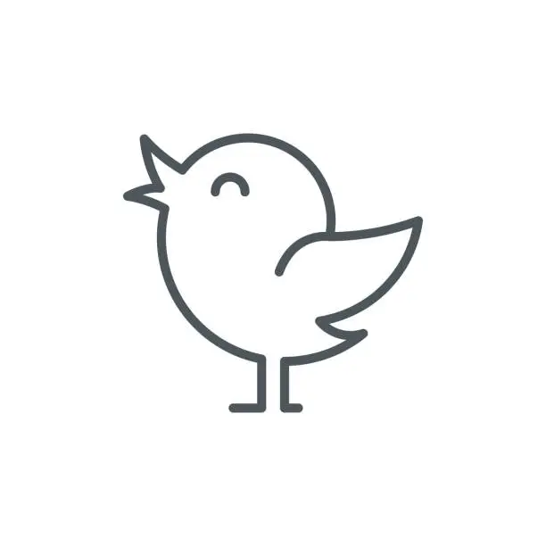 Vector illustration of Bird Icon