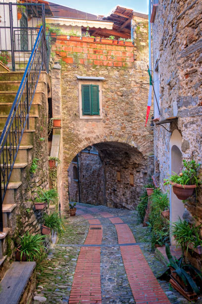 istock Dolceacqua (ligurian Region, Northern Italy): old city view. Color image 1093543374
