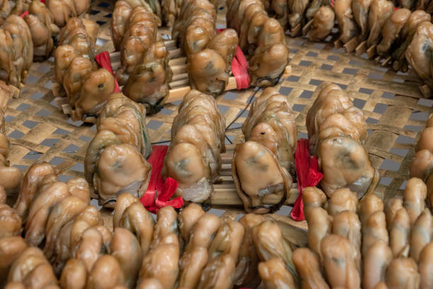 Semi-dried oysters in Hong Kong