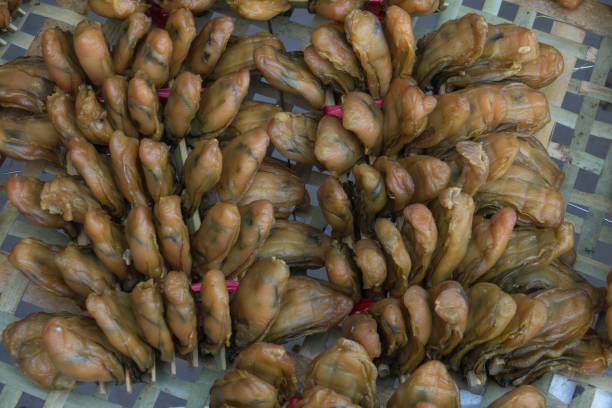 Semi-dried oysters in Hong Kong
