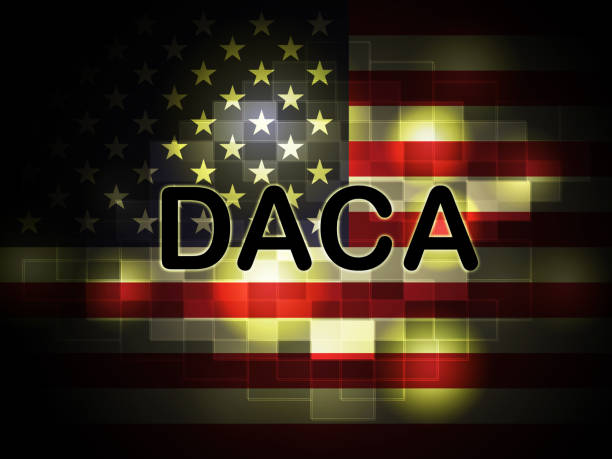 istock Daca Kids Dreamer Legislation Flag For Us Immigration - 2d Illustration 1093562222