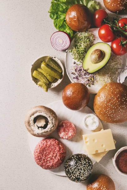 istock Ingredients for burgers 1093564174