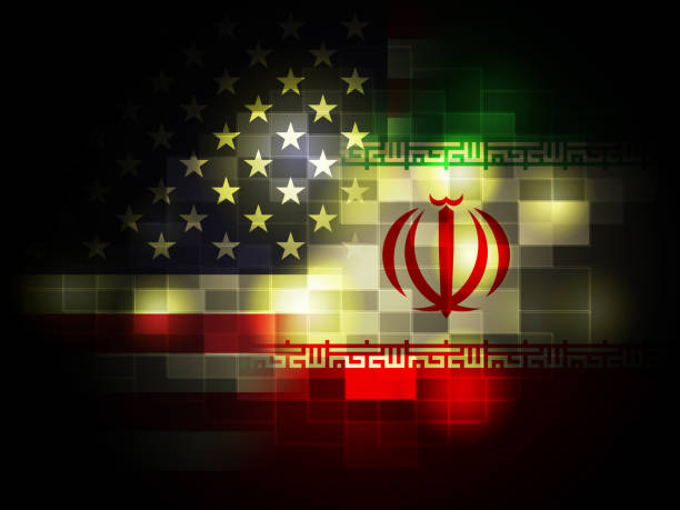 istock Us Iran Conflict And Sanctions Or Harmony - 2d Illustration 1093566688