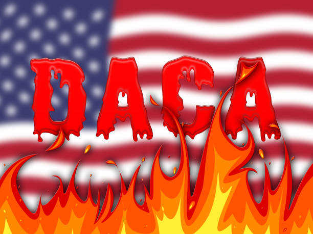istock Daca Kids Dreamer Legislation For Us Immigration - 2d Illustration 1093567450