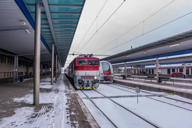 istock Sleeping night train on end of long way in Presov 1093568036
