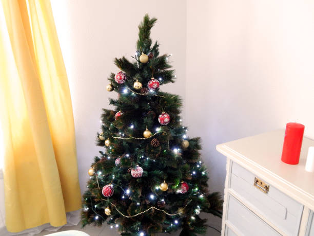 istock Christmas tree in the interior of the house 1093570182