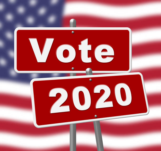 istock 2020 Election Usa Presidential Vote For Candidate - 2d Illustration 1093572264