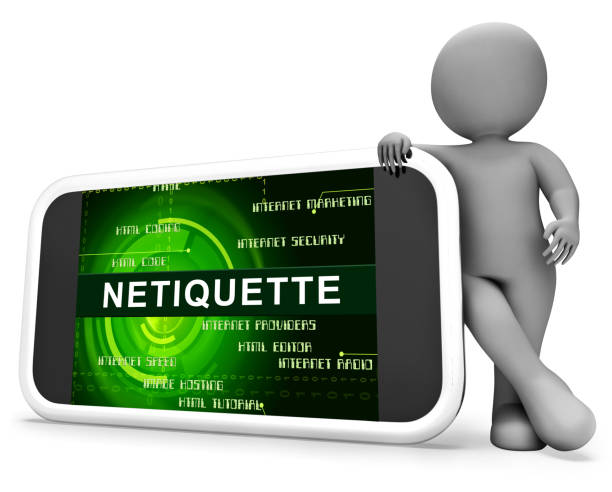 Netiquetitte 60+ Netiquette Foto stock, immagini e fotografie royalty-free - iStock