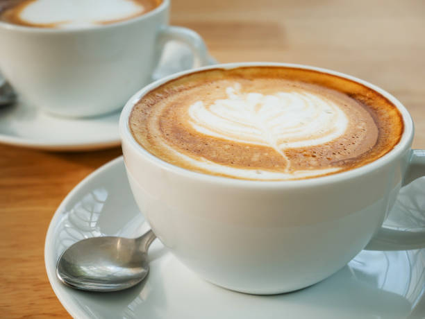 istock Cup of latte art coffee 1093578366