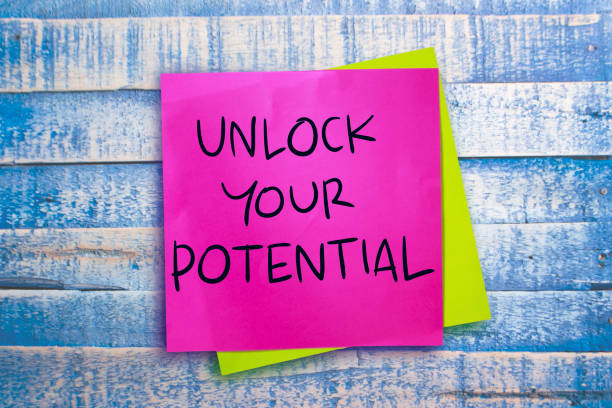 istock Unlock Your Potential, Motivational Inspirational Quotes 1093585564