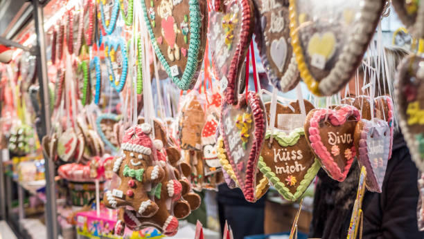 istock Gingerbread at the Christmas market 1093585694