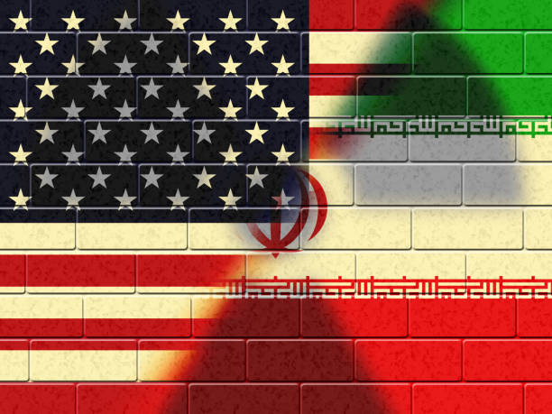istock Iran Nuclear Deal Flags - Negotiation Or Talks With Usa - 2d Illustration 1093586150